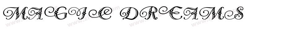 Magic Dreams字体转换